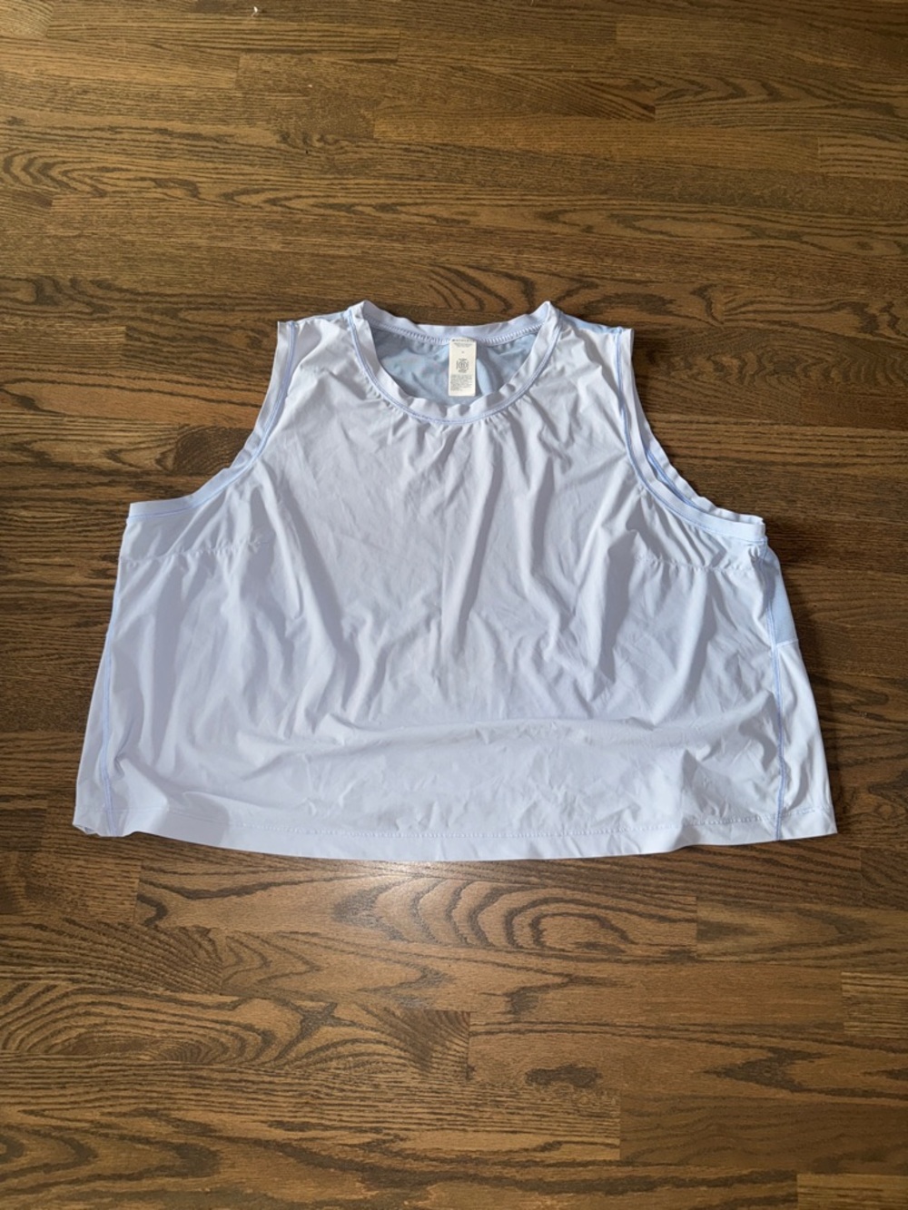 Women’s Light Blue Performance Tank Top - Breathable Sleeveless